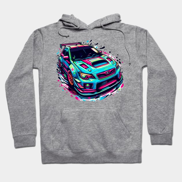 subaru sti Hoodie by artoriaa